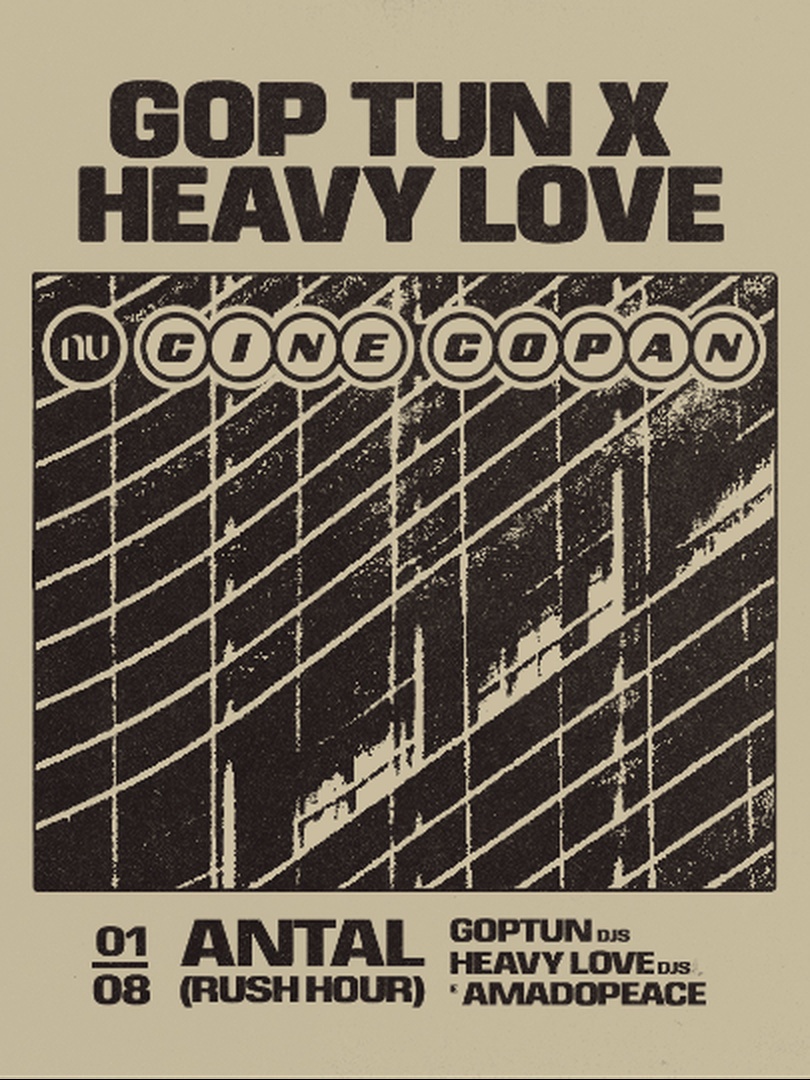 Capa do evento: GOP TUN X HEAVY LOVE :: NU CINE COPAN