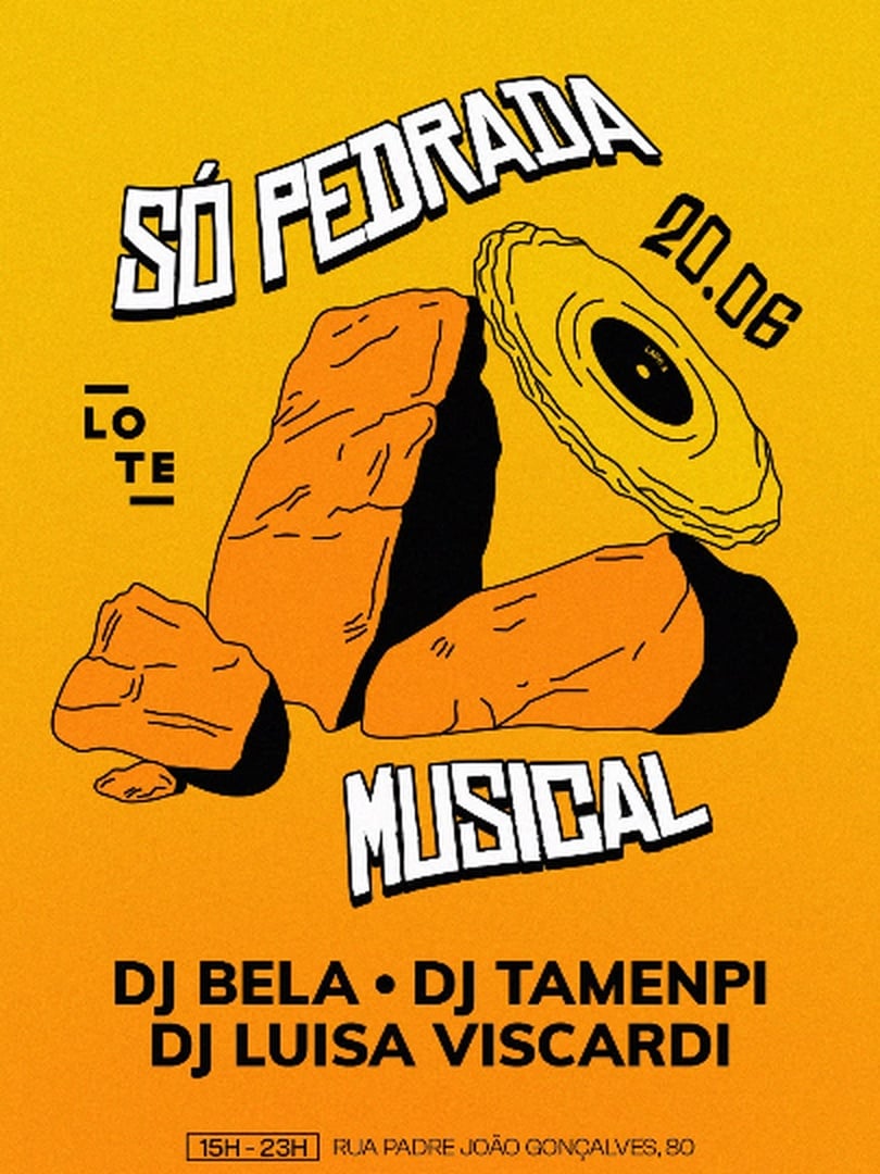 Só Pedrada Musical: DJ Tamenpi, Bela e Luisa Viscardi em São Paulo
