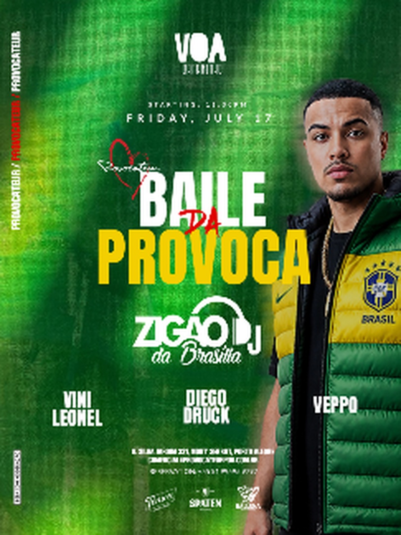Provocateur | Baile da Provoca | DJ Zigão em Porto Alegre