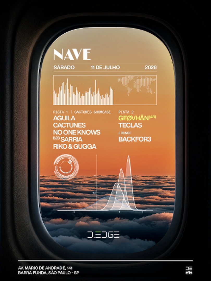 NAVE D-EDGE SP pres.: P1: AGUILA. CACTUNES. NO ONE KNOWS B2B SARRIA. RIKO & GUGGA // P2: GEØVHÄN (AR). TECLAS // LOUNGE: BACKFOR3