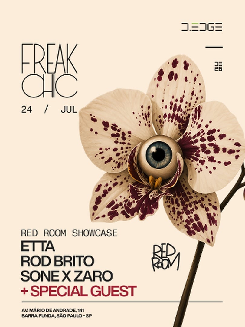 Capa do evento: FREAK CHIC D-EDGE SP pres.: P1: ETTA. ROD BRITO. SONE X ZARO. SPECIAL GUEST