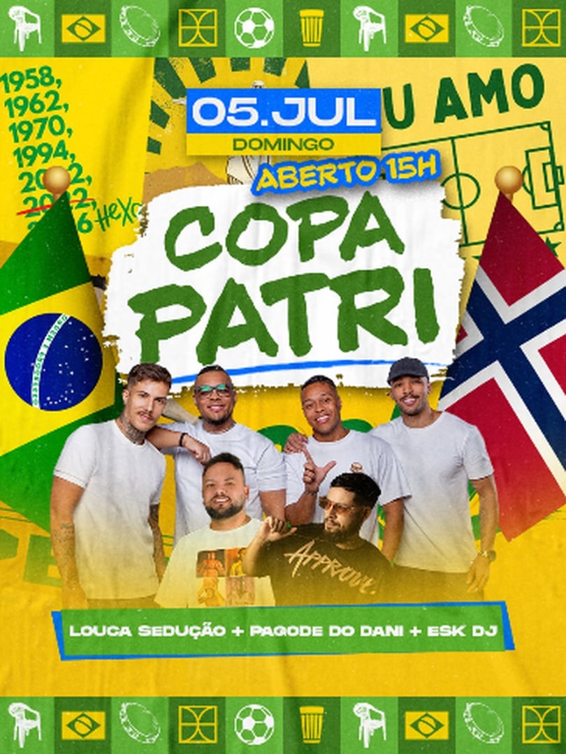 O HEXA É NO PATRI - BRASIL x NORUEGA