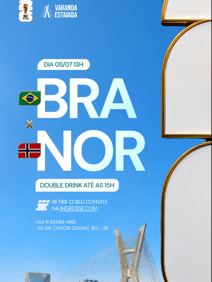 COPA NA VARANDA: O MELHOR LUGAR PARA TORCER PELO BRASIL! 🇧🇷