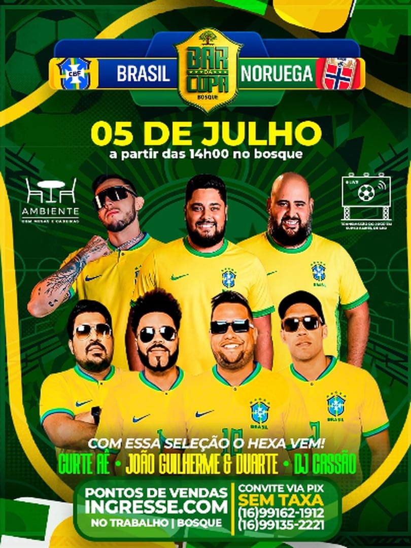 Bar da Copa no Bosque - 05.07 Brasil vs. Noruega
