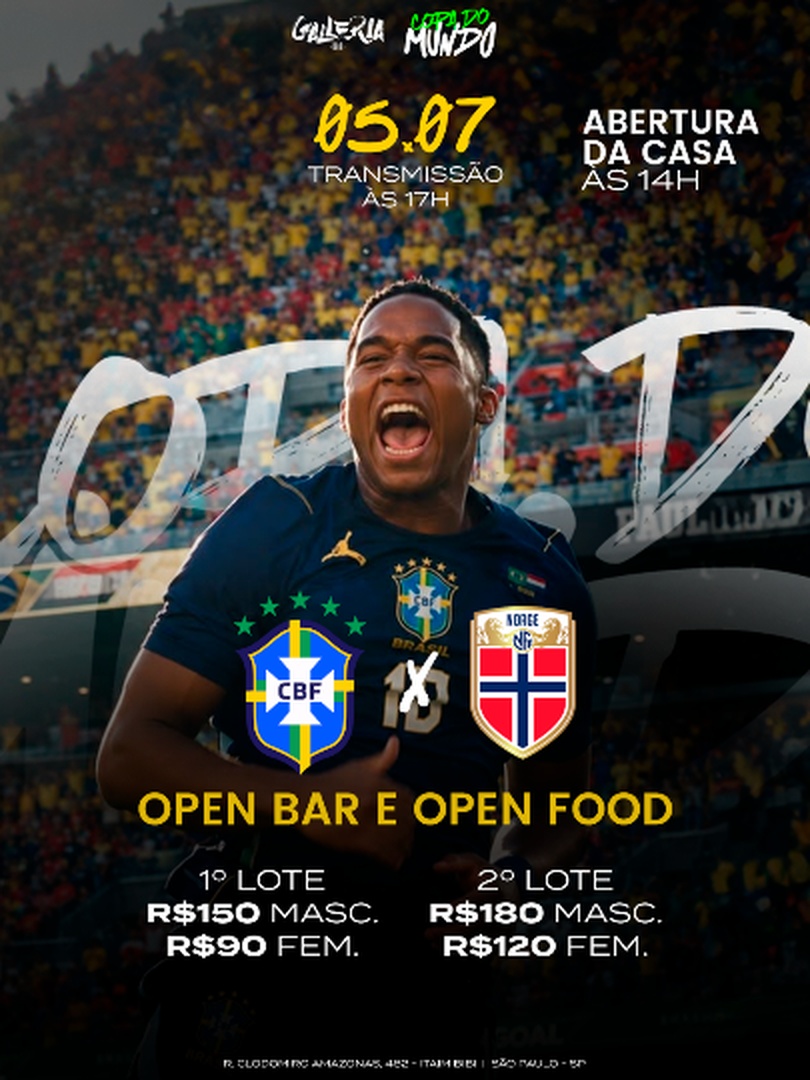 COPA DO MUNDO NO GALLERIA BAR