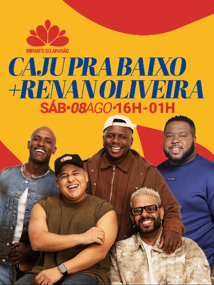 Caju Pra Baixo + Renan Oliveira no Mirante do Arvrão em Rio de Janeiro