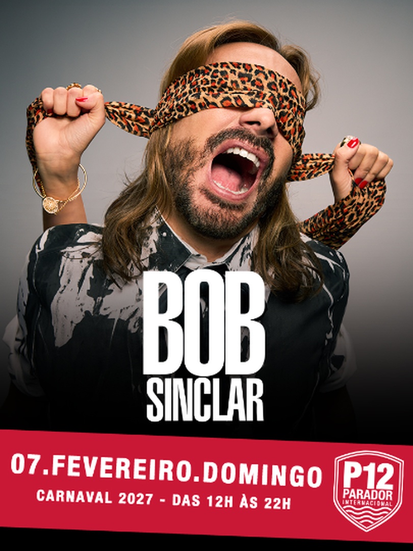 Flyer: Bob Sinclar | P12 Jurerê