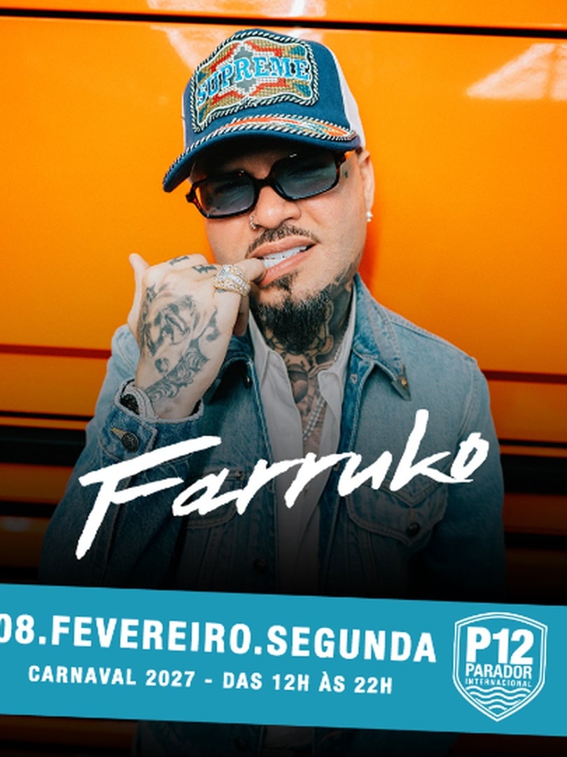 Flyer: Farruko | P12 Jurerê