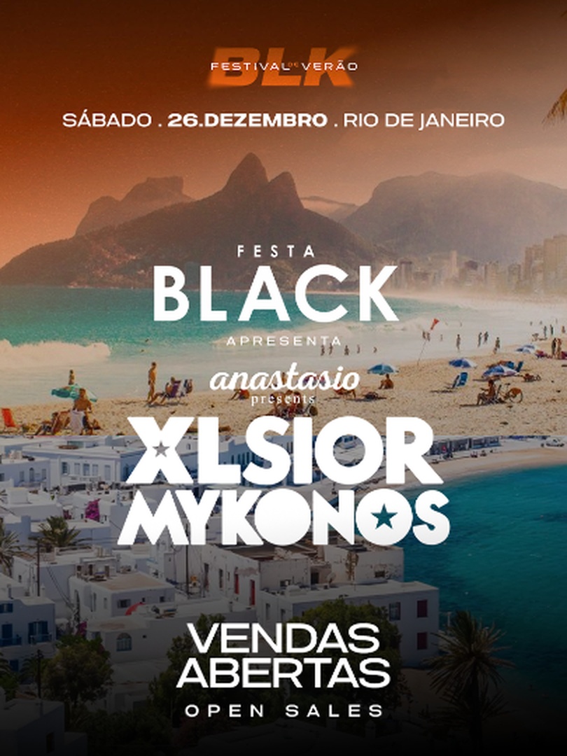 Flyer: FESTA BLACK presents XLSIOR Mykonos - Rio