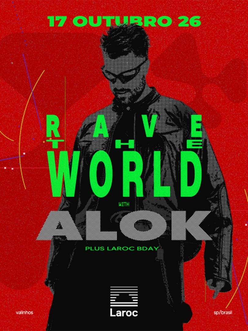 Capa do evento: Laroc apresenta: RAVE THE WORLD by Alok