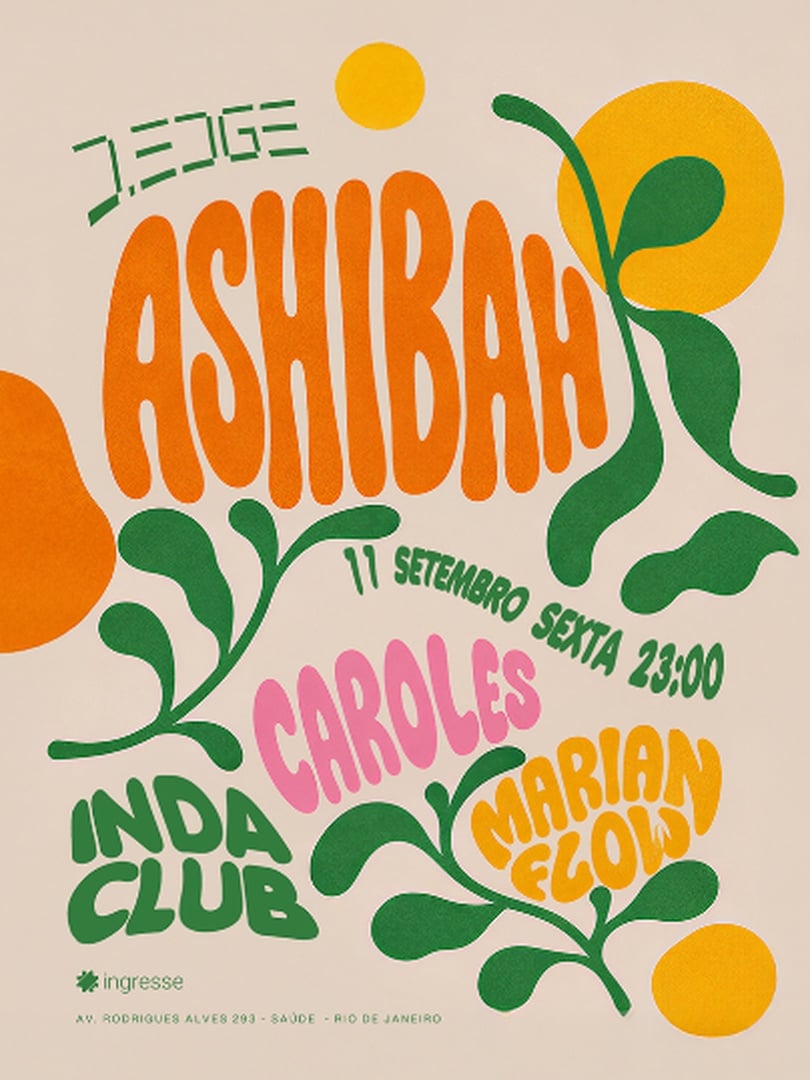 Capa do evento: D-EDGE Rio apresenta ASHIBAH, CAROLES & MARIAN FLOW