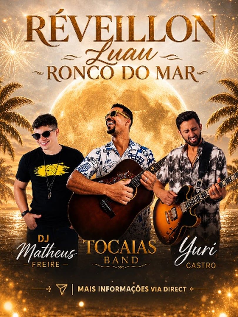 Flyer: Réveillon Luau Ronco do Mar 2027