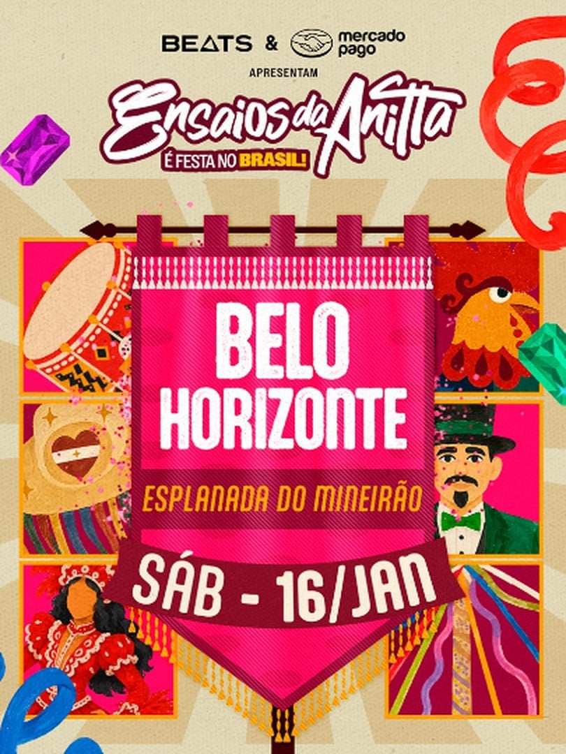 Ensaios da Anitta 2027 em Belo Horizonte