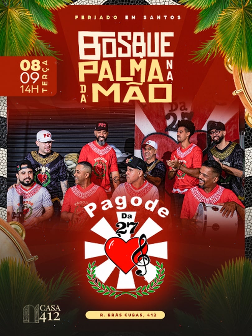 Bosque na Palma da Mão - Pagode da 27 em Santos