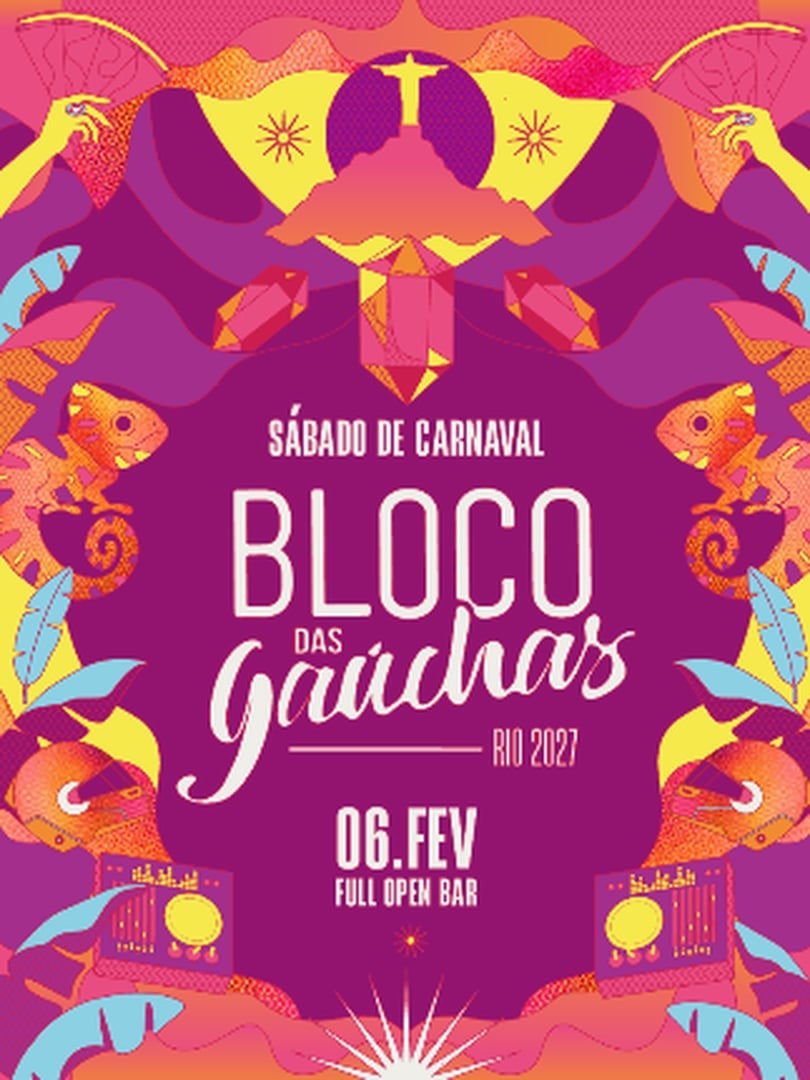 Flyer: Bloco Das Gaúchas :: Carnaval 2027