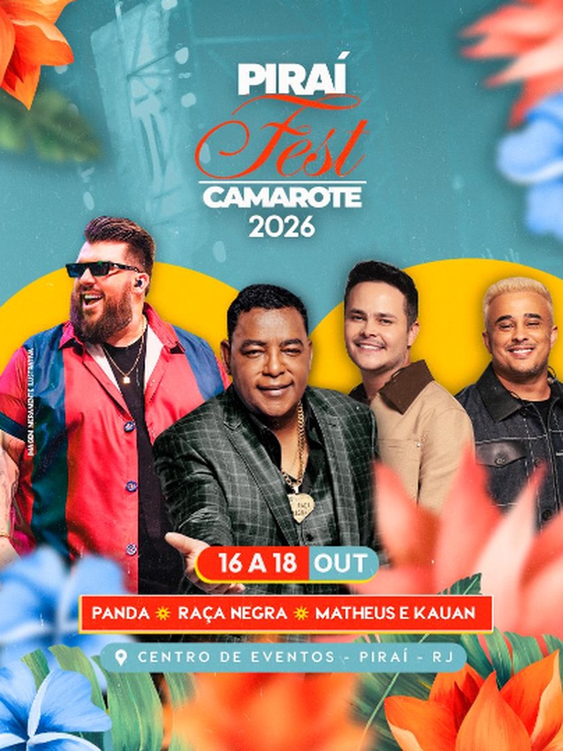Source image — Camarote Piraí Fest 2026