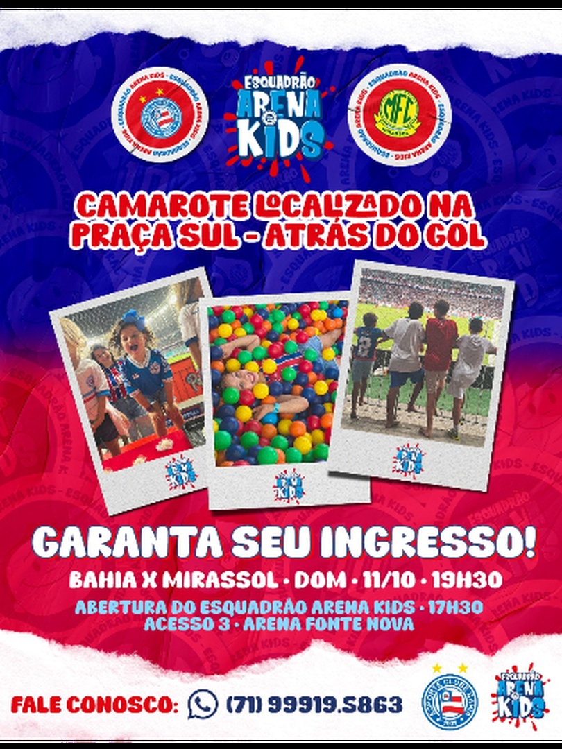 Source image — Esquadrão Arena Kids - Bahia x Mirassol
