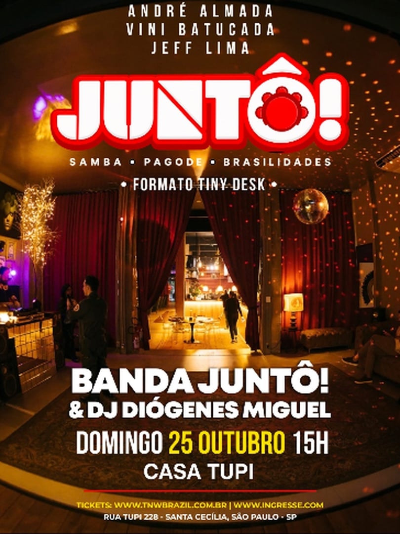 Imagem da fonte — Juntô | Roda De Samba | Casa Tupi | São Paulo