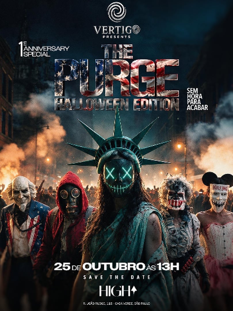 25.10 | VERTIGO | EDIÇÃO HALLOWEEN | HIGH CLUB SP