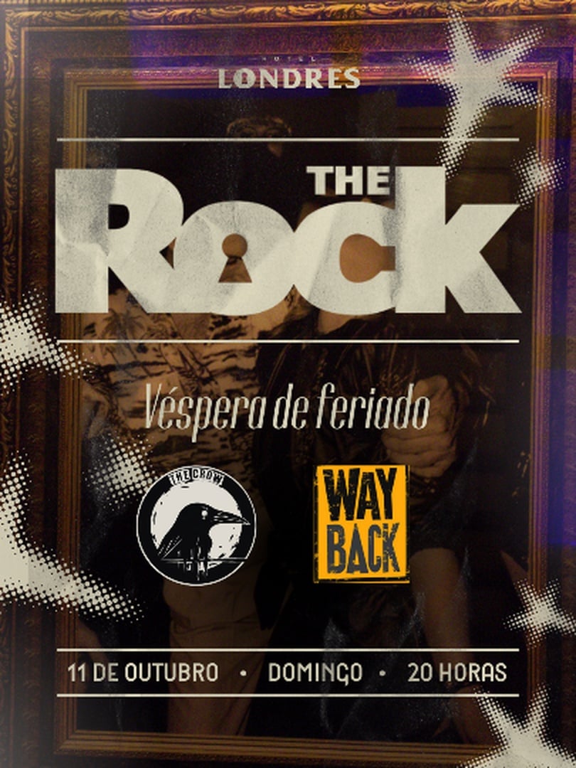Source image — The Rock — Véspera De Feriado No Hotel Londres! 🔥🎸