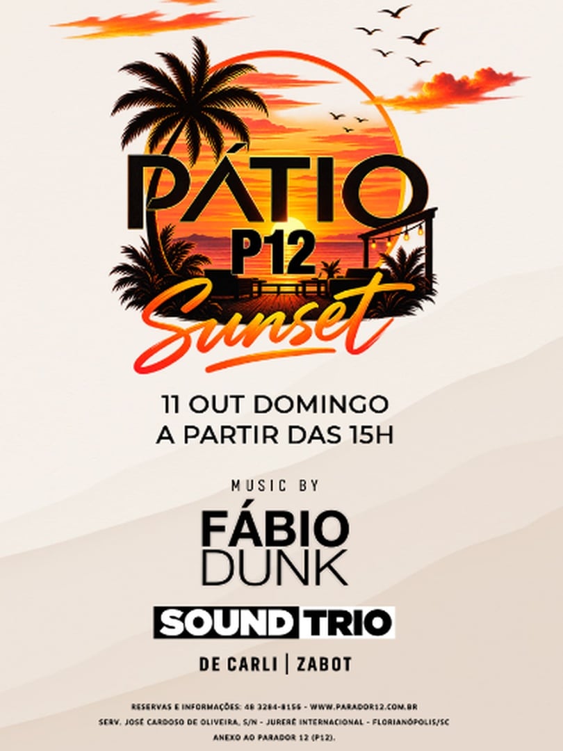 Source image — Patio P12 Sunset | P12 Jurerê
