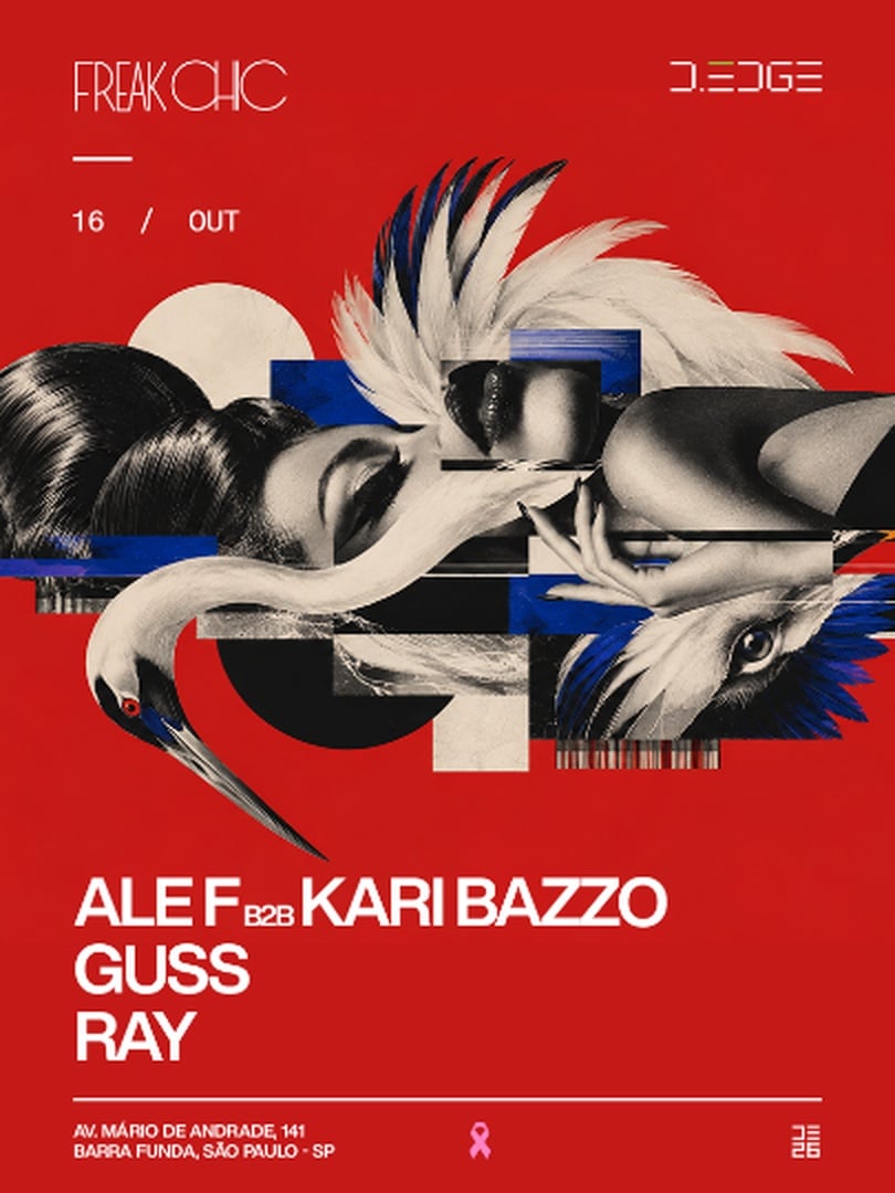 Source image — FREAK CHIC D-EDGE SP pres.: P1: ALE F b2b KARI BAZZO. GUSS. RAY