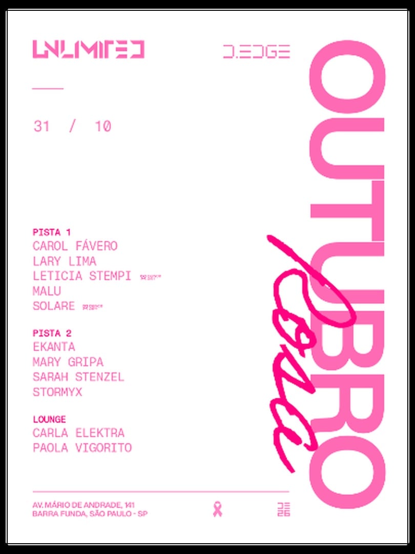 Source image — D-EDGE SP pres.: UNLIMITED. ESPECIAL OUTUBRO ROSA (NAVE + SUPERAFTER)