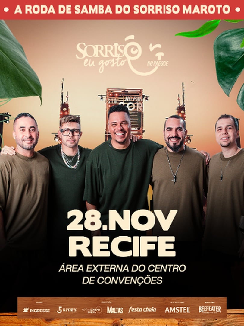 Afbeelding van de bron — Sorriso Eu Gosto no Pagode - Recife