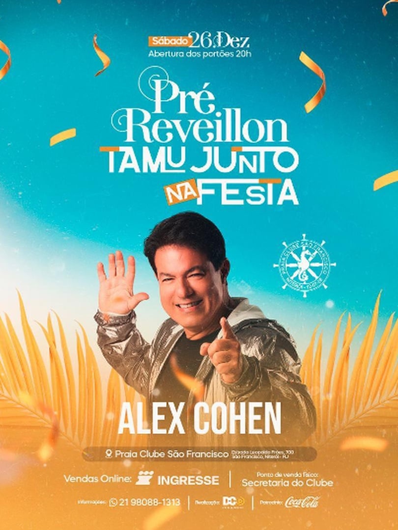 Imagem da fonte — Pre-Reveillon TAMU JUNTO na festa ALEX COEHN