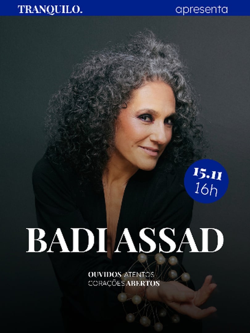 Imagem da fonte — Tranquilo Apresenta Badi Assad - Santos (Sp)