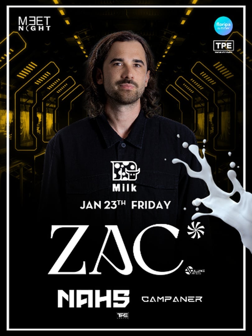 Meet Night: Zac | Milk Jurerê em Florianópolis