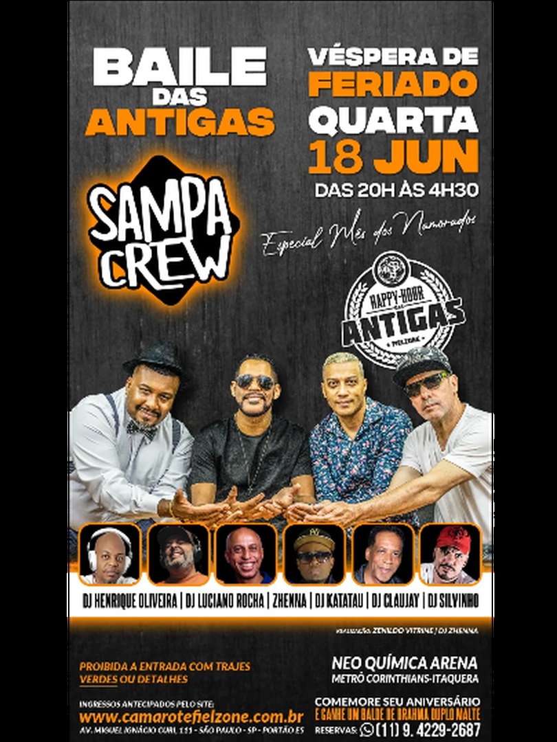 Happy Hour das Antigas SAMPA CREW  18/06