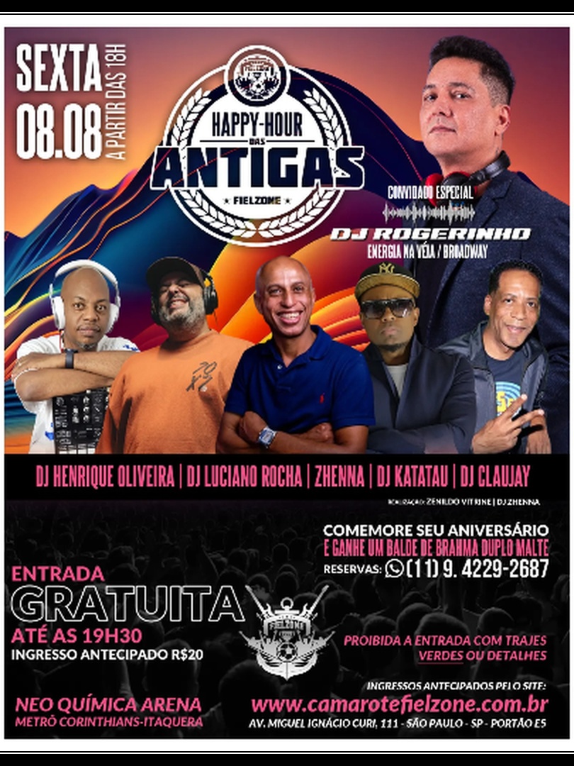 Fielzone - Happy Hour das Antigas 08/08