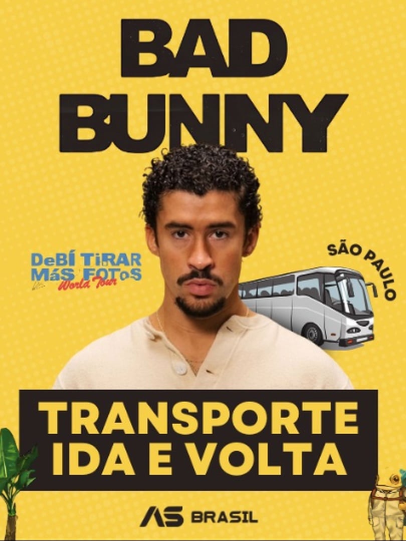 Transporte Bad Bunny | São Paulo