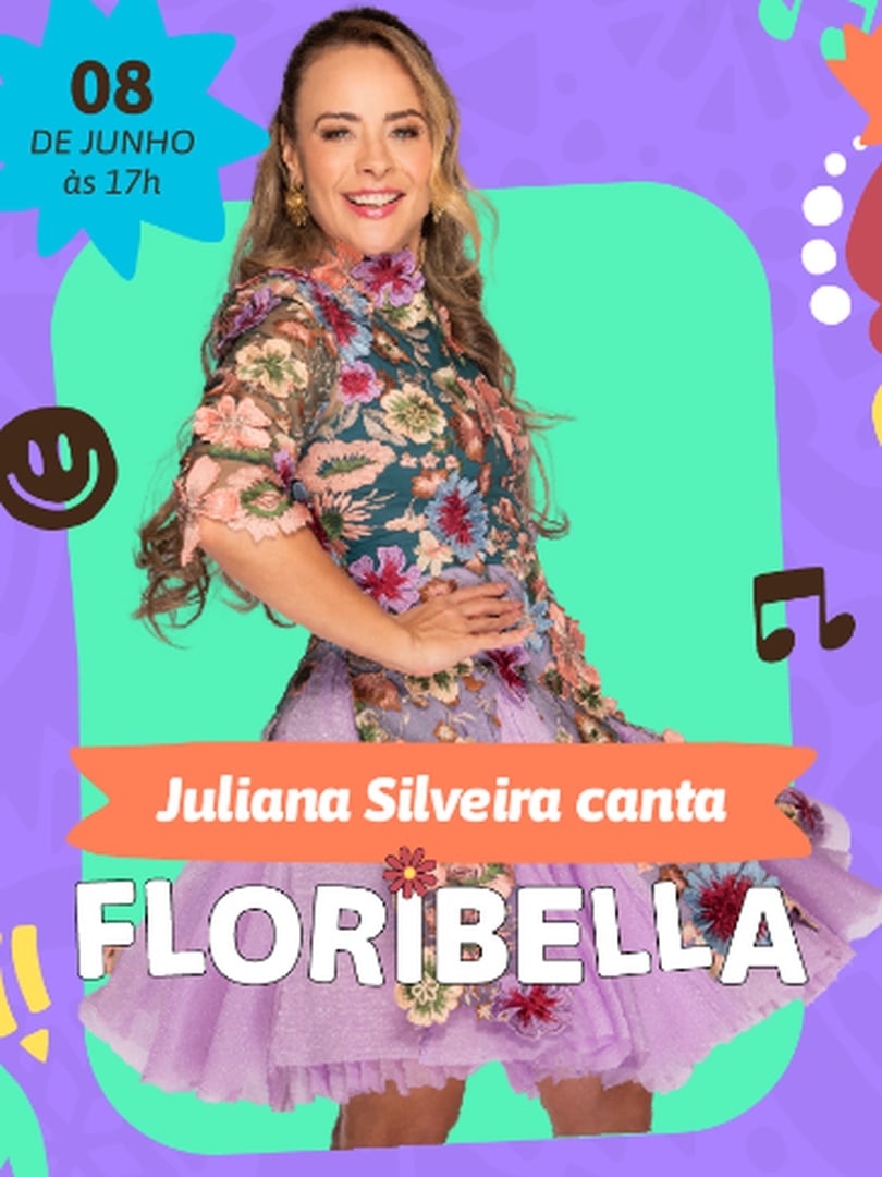 Juliana Silveira Canta - Floribella em Brasília