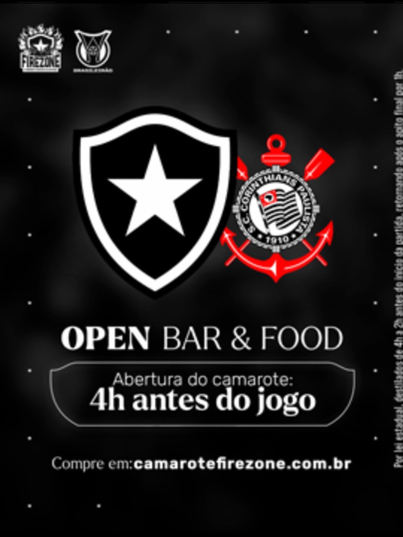 Camarote Firezone - Botafogo x Corinthians