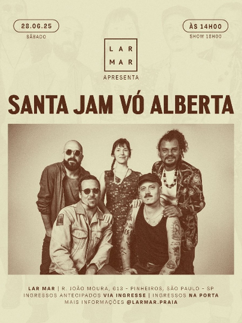 Santa Jam Vó Alberta no Lar Mar