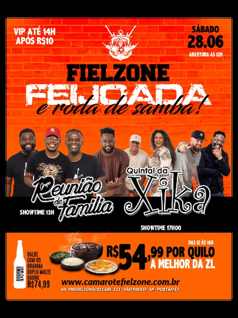 FEIJOADA & RODA DE SAMBA 28/06