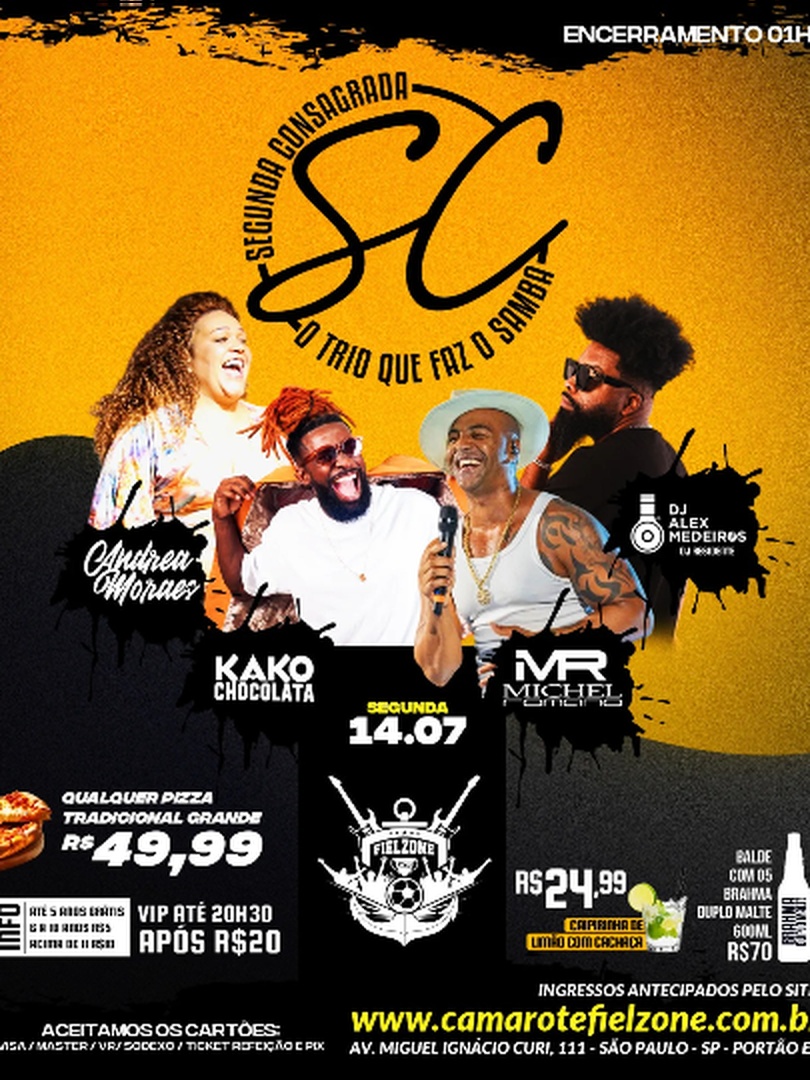 Camarote Fielzone - Segunda Consagrada 14/07