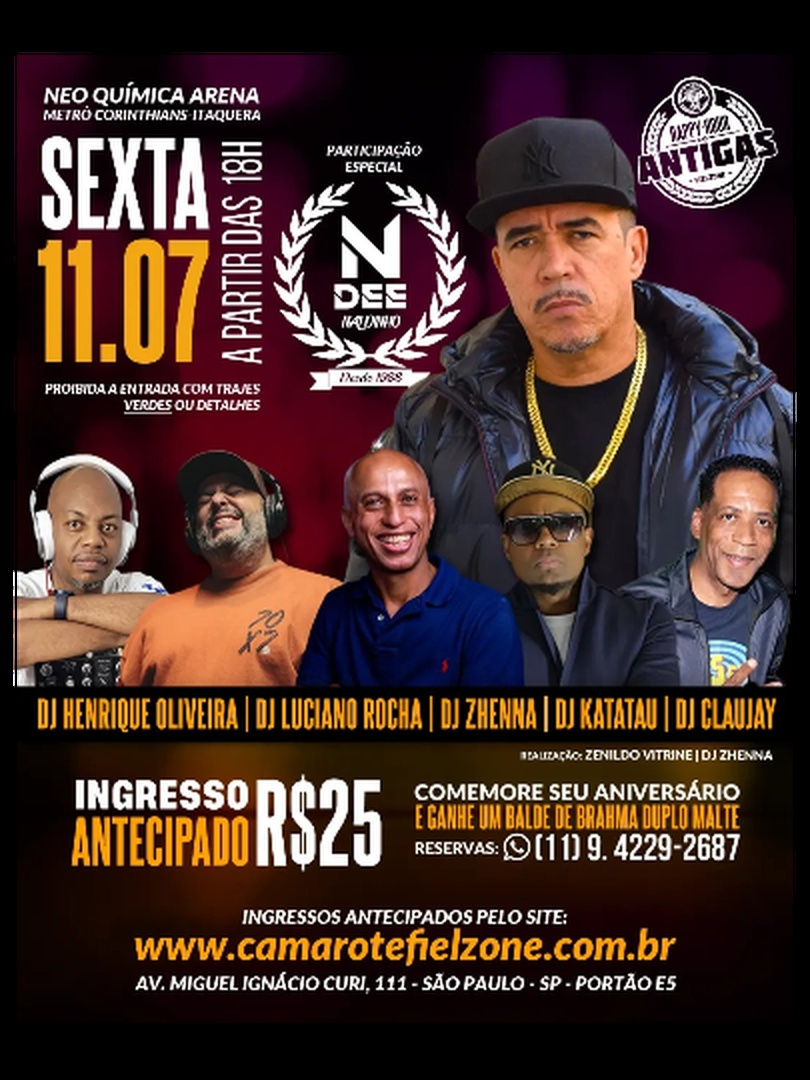 Happy Hour das Antigas 11/07