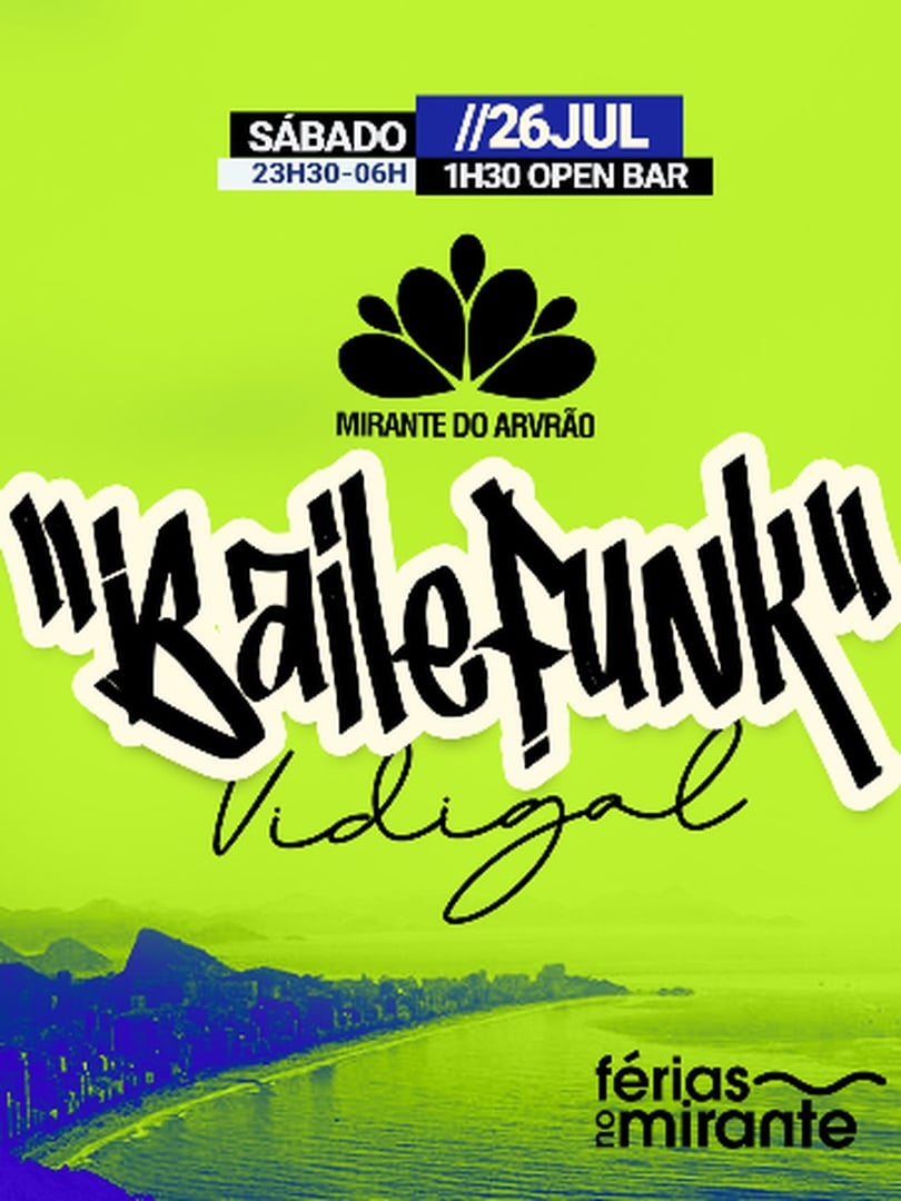 Baile Funk no Mirante do Arvrão em Rio de Janeiro