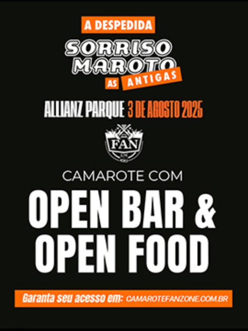 Camarote Fanzone - Sorriso Maroto | Data extra