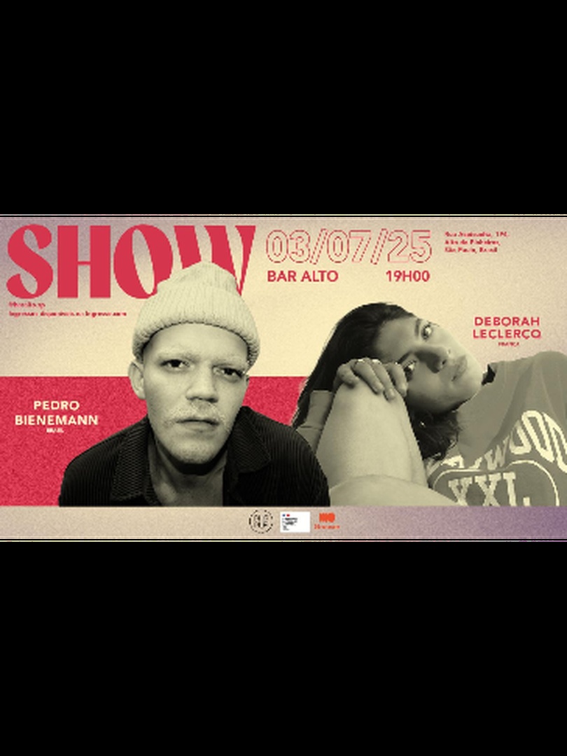 Déborah Leclercq + Pedro Bienemann no Bar Alto