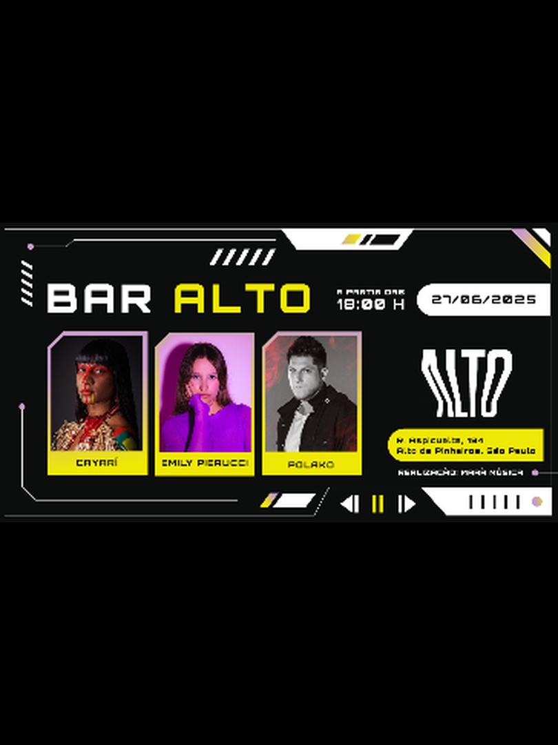 Cayarí + Emily Pierucci + Polako no Bar Alto