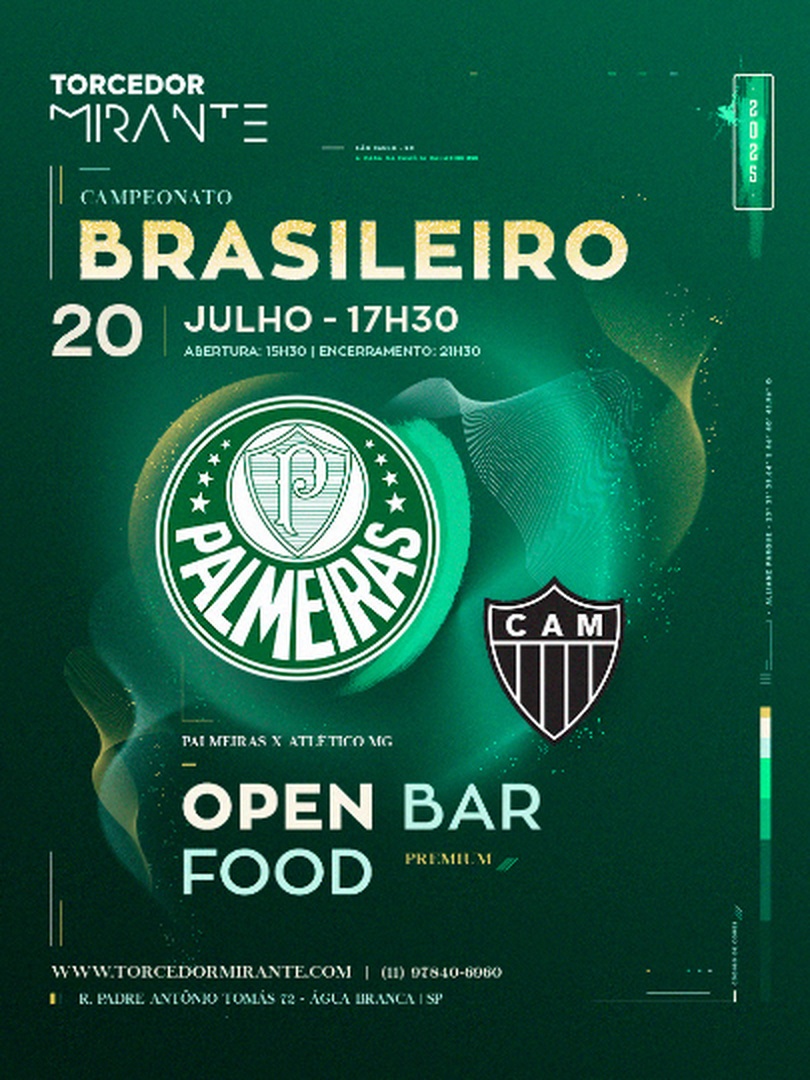 Torcedor Mirante - Palmeiras x Atlético MG - Brasileiro