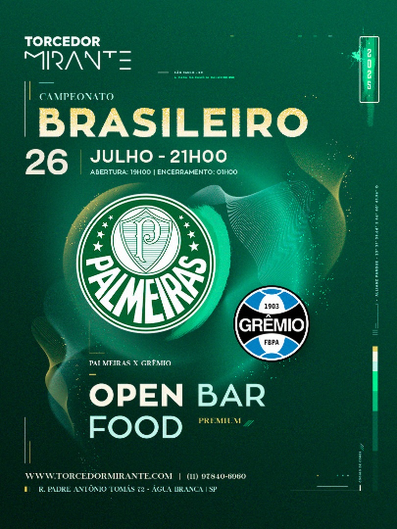 Torcedor Mirante - Palmeiras x Grêmio - Brasileiro