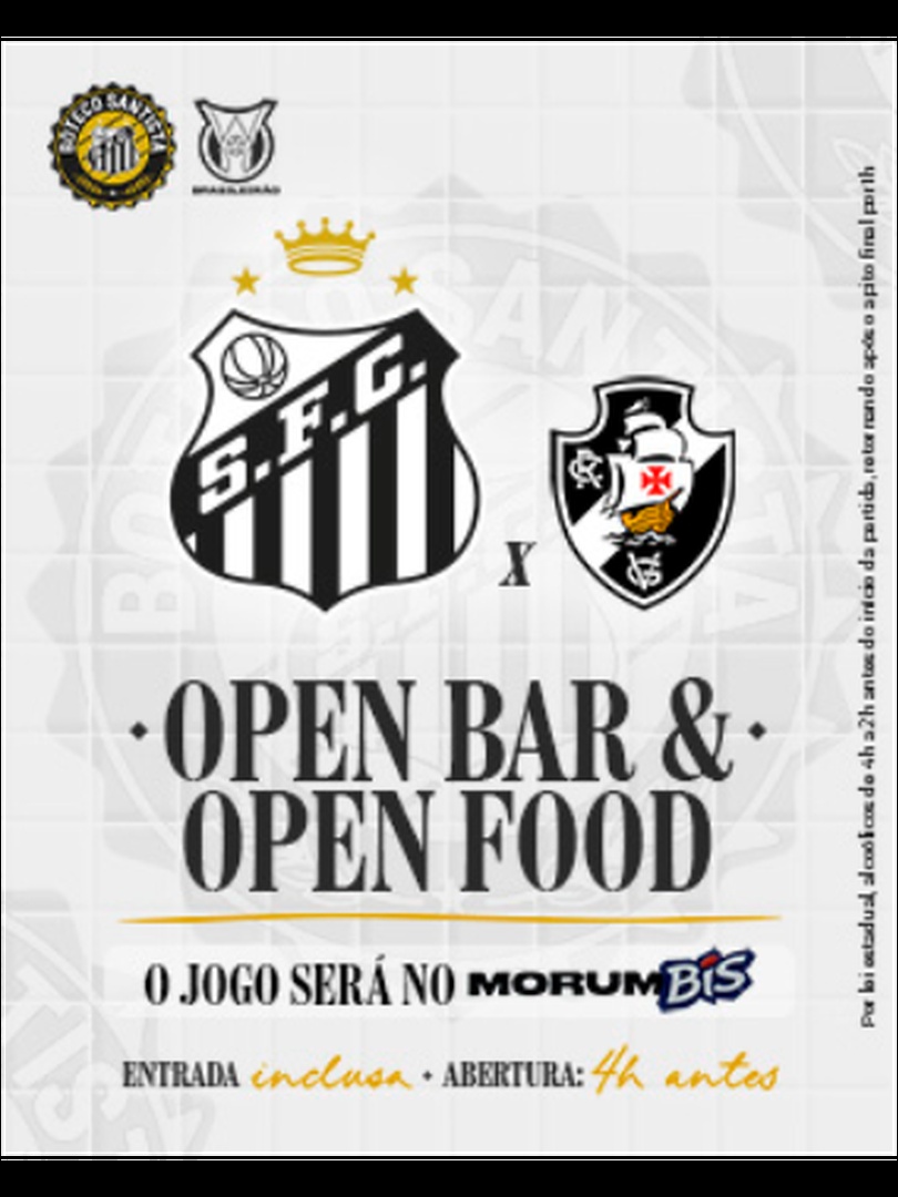 Boteco Santista - Santos x Vasco da Gama