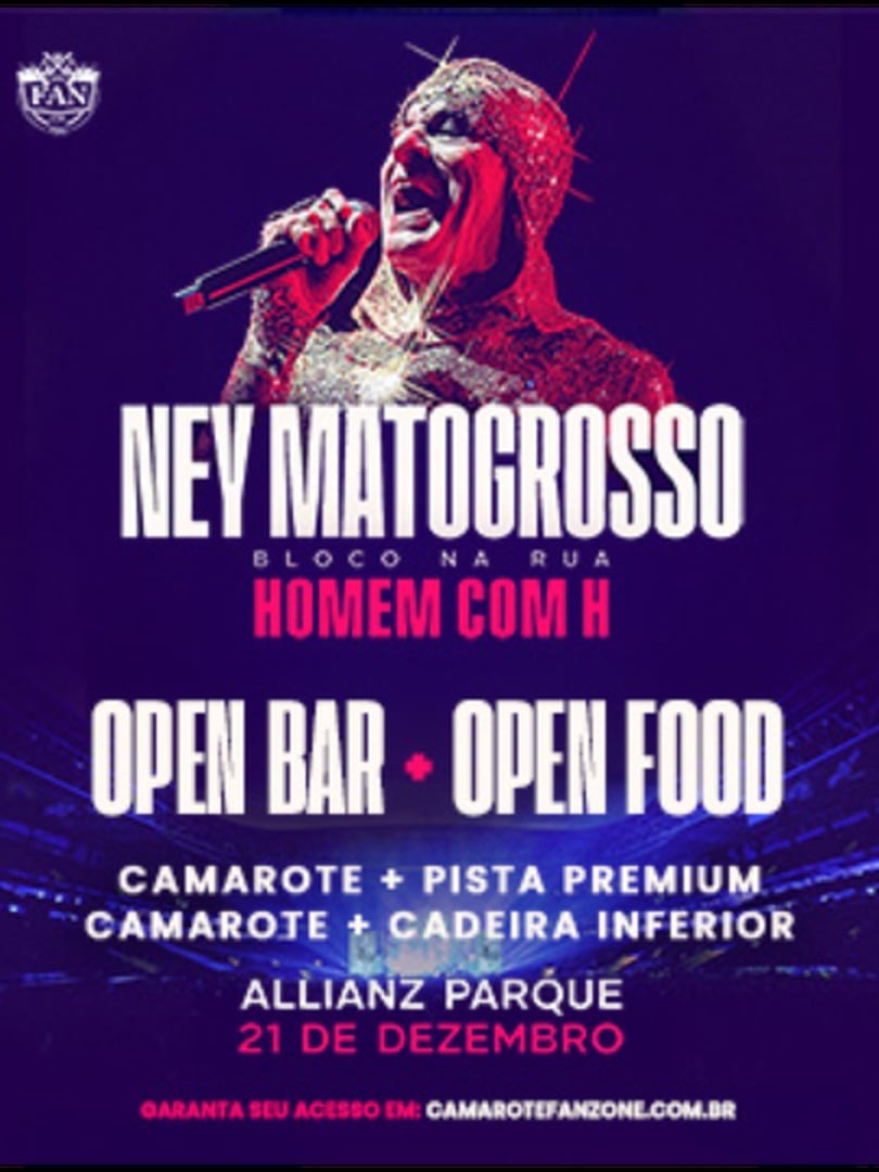Ney Matogrosso Camarote Fanzone