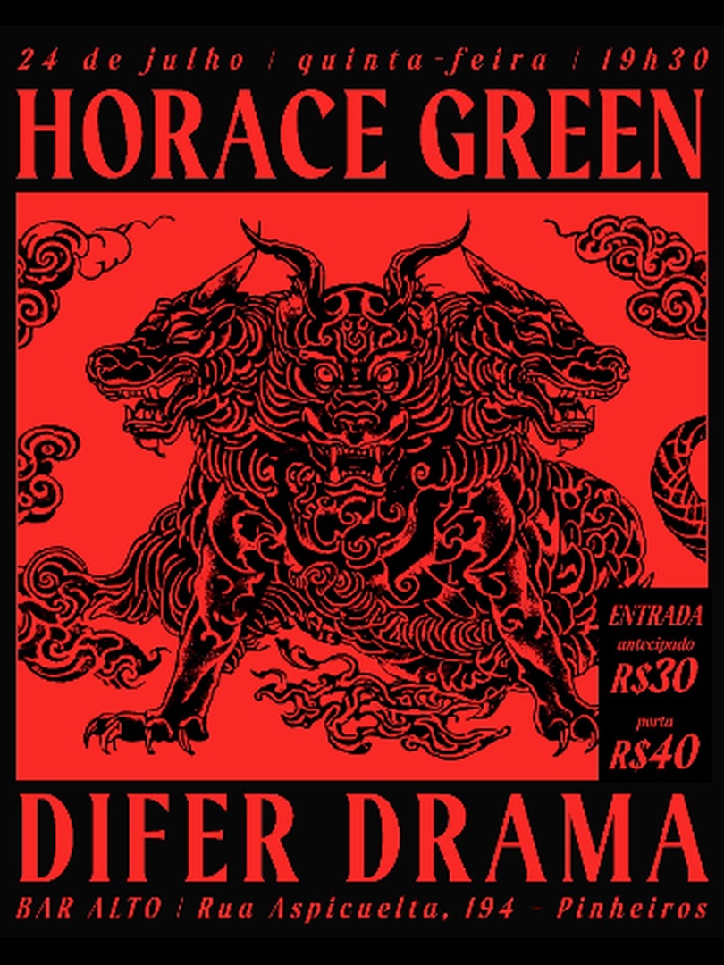 Horace Green + Differ Drama no Bar Alto