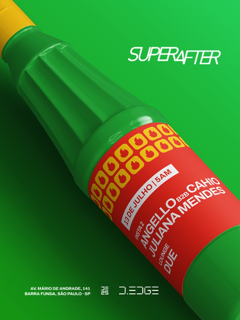 SUPERAFTER D-EDGE SP pres.: P2: ANGELLO b2b CAHIO. JULIANA MENDES // LOUNGE: DUE